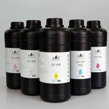 Load image into Gallery viewer, 1000ML Hard UV Ink for Epson DX5 DX6 DX7 TX800 UV Printing Flatbed Printer