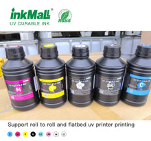Load image into Gallery viewer, InkMall Eco Friendly UV Curable Ink for Ricoh Gen5 / Gh2220 Wide Format UV Flatbed Printer for Soft and Hard Materials