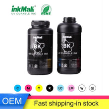 Load image into Gallery viewer, InkMall Eco Friendly UV Curable Ink for Ricoh Gen5 / Gh2220 Wide Format UV Flatbed Printer for Soft and Hard Materials