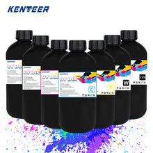 Load image into Gallery viewer, Colourful UV Dye Pigment Ink High Quality Digital Printing Result 1000ml Compatible UV Ink Digital Printers Printer Ink Uv Vinil