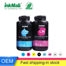 Load image into Gallery viewer, InkMall Eco Friendly UV Curable Ink for Ricoh Gen5 / Gh2220 Wide Format UV Flatbed Printer for Soft and Hard Materials