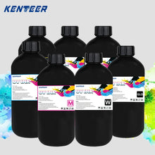 Load image into Gallery viewer, Colourful UV Dye Pigment Ink High Quality Digital Printing Result 1000ml Compatible UV Ink Digital Printers Printer Ink Uv Vinil