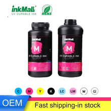 Load image into Gallery viewer, InkMall Eco Friendly UV Curable Ink for Ricoh Gen5 / Gh2220 Wide Format UV Flatbed Printer for Soft and Hard Materials