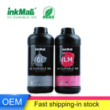 Load image into Gallery viewer, InkMall Eco Friendly UV Curable Ink for Ricoh Gen5 / Gh2220 Wide Format UV Flatbed Printer for Soft and Hard Materials