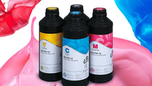 Load image into Gallery viewer, High Quality Low Smell Dry Enough Uv Ink Soft Hard UV Print Ink for Ricoh Konica Gen4 Gen5 Gen6 Konica Printhead