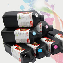 Load image into Gallery viewer, USA Warehouse Environmental UV Ink CMYK+W Lc Lm 1000ml for Labels and Packaging Printing UV Inkjet Printer Ink Fast Drying