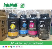 Load image into Gallery viewer, InkMall Eco Friendly UV Curable Ink for Ricoh Gen5 / Gh2220 Wide Format UV Flatbed Printer for Soft and Hard Materials