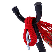 Load image into Gallery viewer, Portable Outdoor Polyester Hammock Set Red