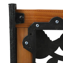 Load image into Gallery viewer, 49" Garden Bench Patio Porch Chair Deck Hardwood Cast Iron Love Seat Rose Style Back