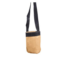 Load image into Gallery viewer, Oxford Cloth Hardwood With Cup Holder Wooden Stick Perforated 100kg Seaside Courtyard Oxford Cloth Hanging Chair Brown