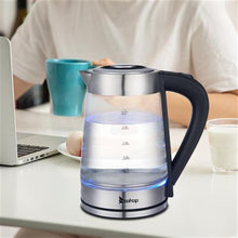 Load image into Gallery viewer, HD-250 110V 1500W 2.5L Electric Kettle with Blue Glass
