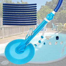Load image into Gallery viewer, Auto Swimming Pool Cleaner with 10pcs Durable Hose Blue