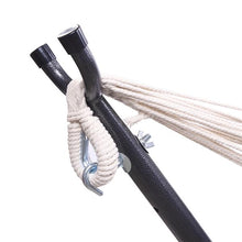 Load image into Gallery viewer, Professional Black & Silver Flowers Hammock Stand with Polyester Coffee Stripe Hammock