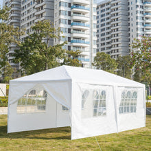 Load image into Gallery viewer, 3 x 6m Six Sides Two Doors Waterproof Tent with Spiral Tubes White