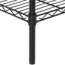 Load image into Gallery viewer, 5-Layer Plastic Coated Iron Shelf 180*90*35 Black