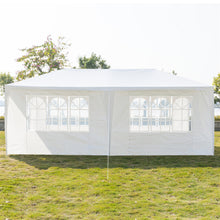 Load image into Gallery viewer, 3 x 6m Six Sides Two Doors Waterproof Tent with Spiral Tubes White