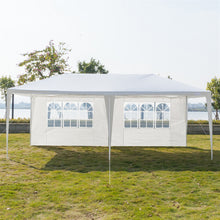 Load image into Gallery viewer, 3 x 6m Six Sides Two Doors Waterproof Tent with Spiral Tubes White