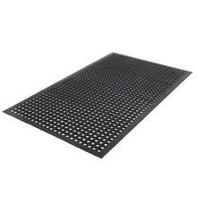 Load image into Gallery viewer, Bar Kitchen Industrial Multi-functional Anti-fatigue Drainage Rubber Non-slip Hexagonal Mat 150*90cm