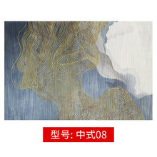 Load image into Gallery viewer, Abstract Ink Splash Area Rug Paint Brush Splatter Area Rug Style08 Faux Wool Accent Distressed Non-Slip Throw Rugs Floor Carpet