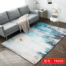 Load image into Gallery viewer, Wholesale Abstract Luxury Faux Wool Area Rug TR009 Non-Slip Area Rug Accent Distressed Throw Rugs Floor Carpet