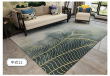 Load image into Gallery viewer, Abstract Ink Splash Area Rug Paint Brush Splatter Area Rug Style12 Faux Wool Accent Distressed Non-Slip Throw Rugs Floor Carpet