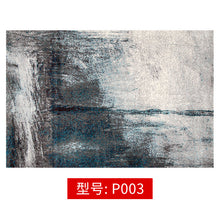 Load image into Gallery viewer, Abstract Ink Brush Area Rug Distressed Medallion Floor Carpet for Living Room
