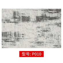 Load image into Gallery viewer, Abstract Ink Brush Area Rug Distressed Medallion Floor Carpet for Living Room