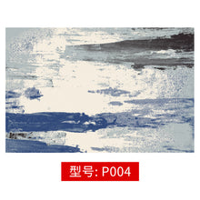 Load image into Gallery viewer, Abstract Ink Brush Area Rug Distressed Medallion Floor Carpet for Living Room