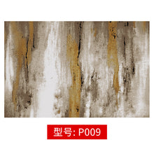 Load image into Gallery viewer, Abstract Ink Brush Area Rug Distressed Medallion Floor Carpet for Living Room