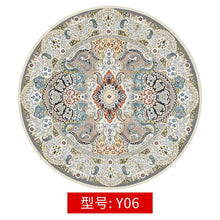 Load image into Gallery viewer, Wholesale Mandala Rug Vintage Circular Dia 180CM Area Carpet Nordic Ground Mats Non-slip Back Polyester Short Velvet Round Rug for Balcony Table Hanging Basket Living Room Decoration