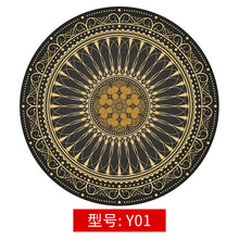 Load image into Gallery viewer, Mandala Rug Vintage Circular Area Carpet Nordic Ground Mats Non-slip Back Polyester Short Velvet Round Rug for Balcony Table Hanging Basket Living Room Decoration