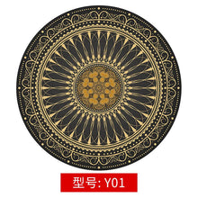 Load image into Gallery viewer, Wholesale Mandala Rug Vintage Circular Dia 120CM Area Carpet Nordic Ground Mats Non-slip Back Polyester Short Velvet Round Rug for Balcony Table Hanging Basket Living Room Decoration
