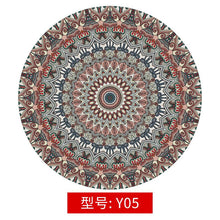 Load image into Gallery viewer, Wholesale Mandala Rug Vintage Circular Dia 140CM Area Carpet Nordic Ground Mats Non-slip Back Polyester Short Velvet Round Rug for Balcony Table Hanging Basket Living Room Decoration