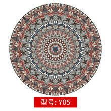 Load image into Gallery viewer, Wholesale Mandala Rug Vintage Circular Area Carpet Nordic Ground 80CM Dia Mats Non-slip Back Polyester Short Velvet Round Rug for Balcony Table Hanging Basket Living Room Decoration