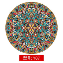 Load image into Gallery viewer, Wholesale Mandala Rug Vintage Circular Dia 120CM Area Carpet Nordic Ground Mats Non-slip Back Polyester Short Velvet Round Rug for Balcony Table Hanging Basket Living Room Decoration