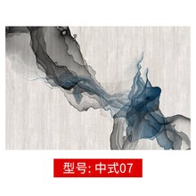 Load image into Gallery viewer, Abstract Ink Area Rug Paint Brush Faux Wool Non-Slip Area Rug Accent Distressed Throw Rugs Floor Carpet for Living Room Bedrooms Laundry Room Decor