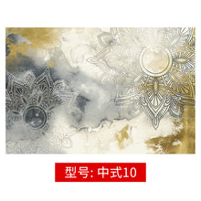 Load image into Gallery viewer, Abstract Ink Area Rug Paint Brush Faux Wool Non-Slip Area Rug Accent Distressed Throw Rugs Floor Carpet for Living Room Bedrooms Laundry Room Decor