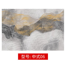 Load image into Gallery viewer, Abstract Ink Splash Area Rug Paint Brush Splatter Area Rug Style06 Faux Wool Accent Distressed Non-Slip Throw Rugs Floor Carpet