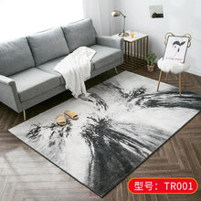 Load image into Gallery viewer, Wholesale Abstract Luxury Faux Wool Area Rug TR001 Non-Slip Area Rug Accent Distressed Throw Rugs Floor Carpet