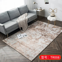 Load image into Gallery viewer, Abstract Luxury Faux Wool Area Rug Non-Slip Area Rug Accent Distressed Throw Rugs Floor Carpet for Living Room Bedrooms Laundry Room Decor