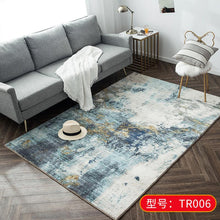 Load image into Gallery viewer, Wholesale Abstract Luxury Faux Wool Area Rug TR006 Non-Slip Area Rug Accent Distressed Throw Rugs Floor Carpet