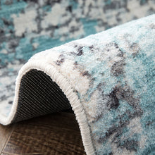 Load image into Gallery viewer, Abstract Luxury Faux Wool Area Rug Non-Slip Area Rug Accent Distressed Throw Rugs Floor Carpet for Living Room Bedrooms Laundry Room Decor