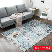 Load image into Gallery viewer, Abstract Luxury Faux Wool Area Rug Non-Slip Area Rug Accent Distressed Throw Rugs Floor Carpet for Living Room Bedrooms Laundry Room Decor