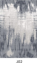 Load image into Gallery viewer, Abstract Ink Brush Area Rug J02 Distressed Medallion Floor Carpet for Living Room