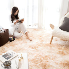 Load image into Gallery viewer, Shaggy Faux Fur Area Rug Camel Fluffy Shag Rug for Living Room Furry Carpet Throw Rug Fuzzy Plush Rug