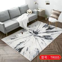Load image into Gallery viewer, Wholesale Abstract Luxury Faux Wool Area Rug TR005 Non-Slip Area Rug Accent Distressed Throw Rugs Floor Carpet