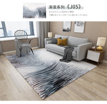 Load image into Gallery viewer, Abstract Ink Brush Area Rug J05 Distressed Medallion Floor Carpet for Living Room