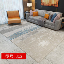 Load image into Gallery viewer, Abstract Ink Brush Area Rug J12 Distressed Medallion Floor Carpet for Living Room