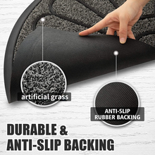 Load image into Gallery viewer, Wholesale Rubber Door Mat, Half Round Outdoor Doormat, Heavy Duty Welcome Mats Rubber Doormats for Outdoor Entrance