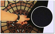 Load image into Gallery viewer, Wholesale Half Round Rubber Flocking Entrance Door Mat Semi-Circular 24 X 36 Inch Entry Way Doormat Front Door Rug Outdoor Heavy Duty Welcome Mat